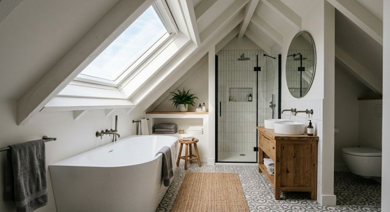 Attic Bathroom Remodeling in Palm Coast, FL
