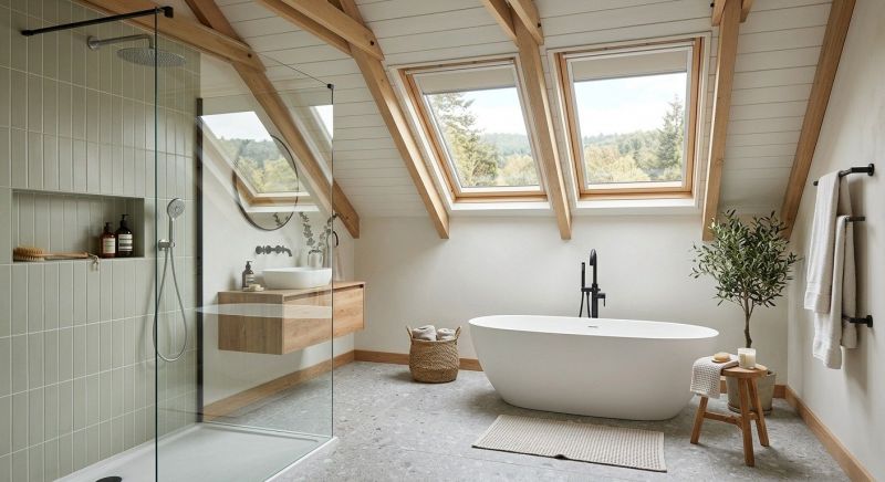 Attic Bathroom Remodeling in Portland, ME