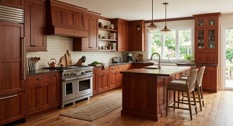 Cherry Cabinet Remodeling in Terre Haute, IN